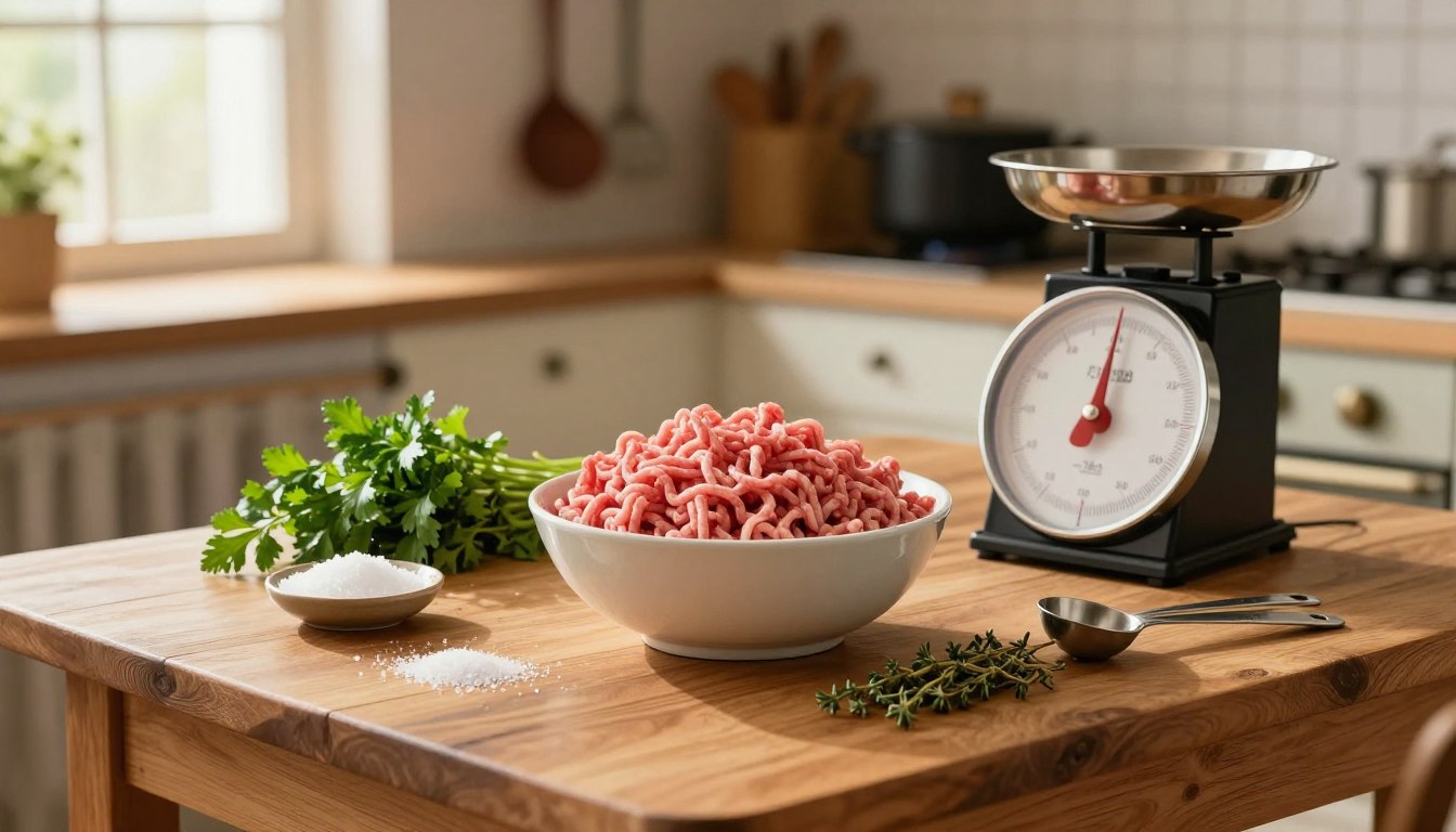 Ile soli na kilogram mięsa mielonego
