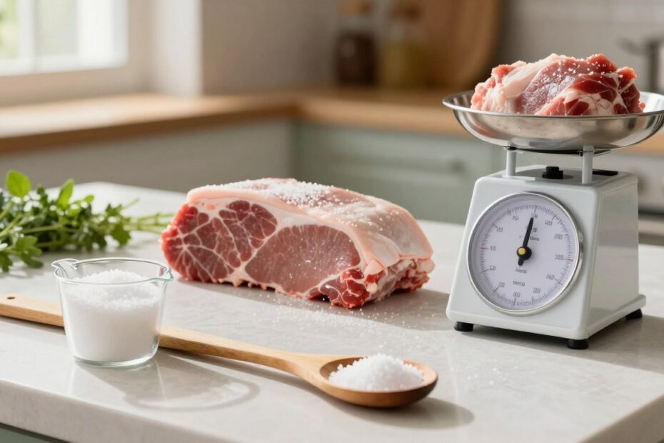 Ile soli peklowej na kilogram mięsa