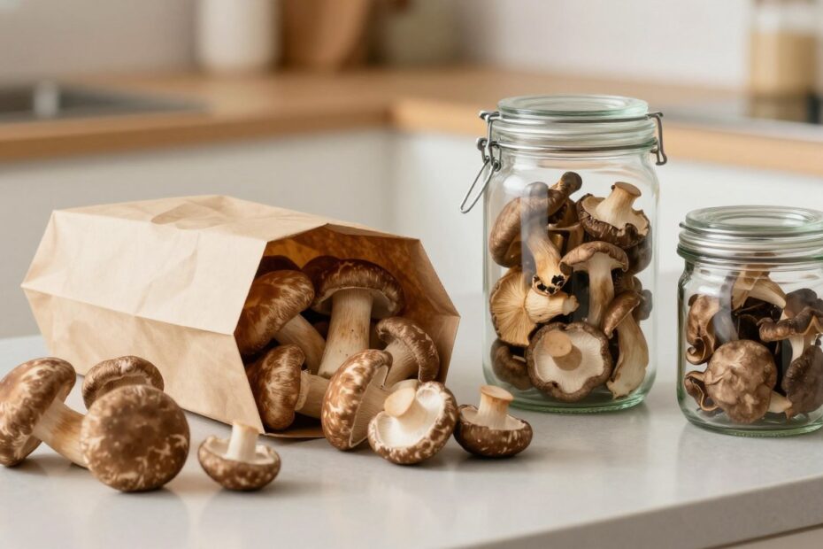 Jak przechowywać grzyby