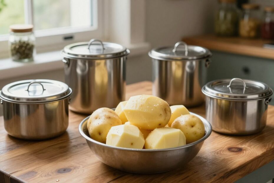Jak przechowywać obrane ziemniaki