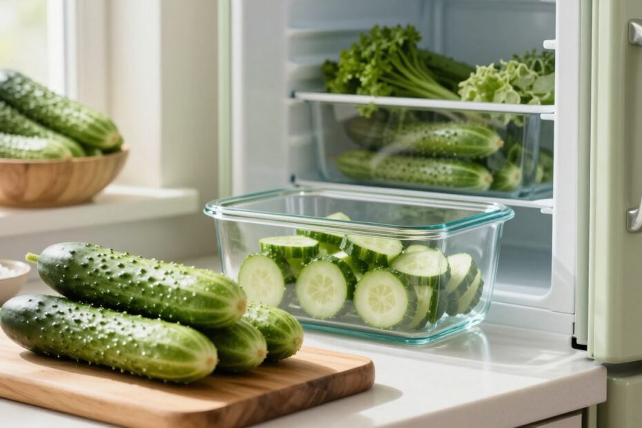 Jak przechowywać ogórki