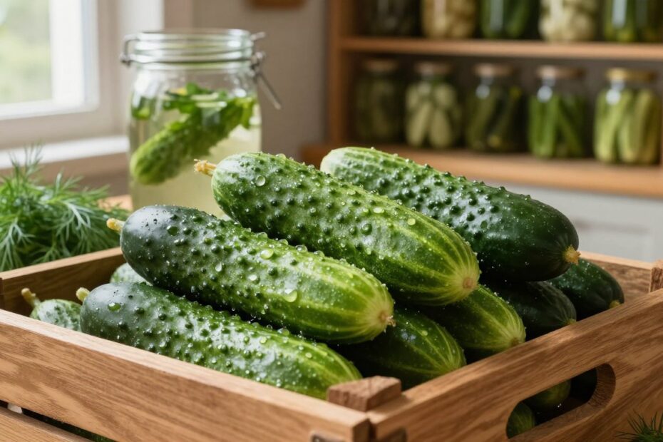 Jak przechowywać ogórki gruntowe