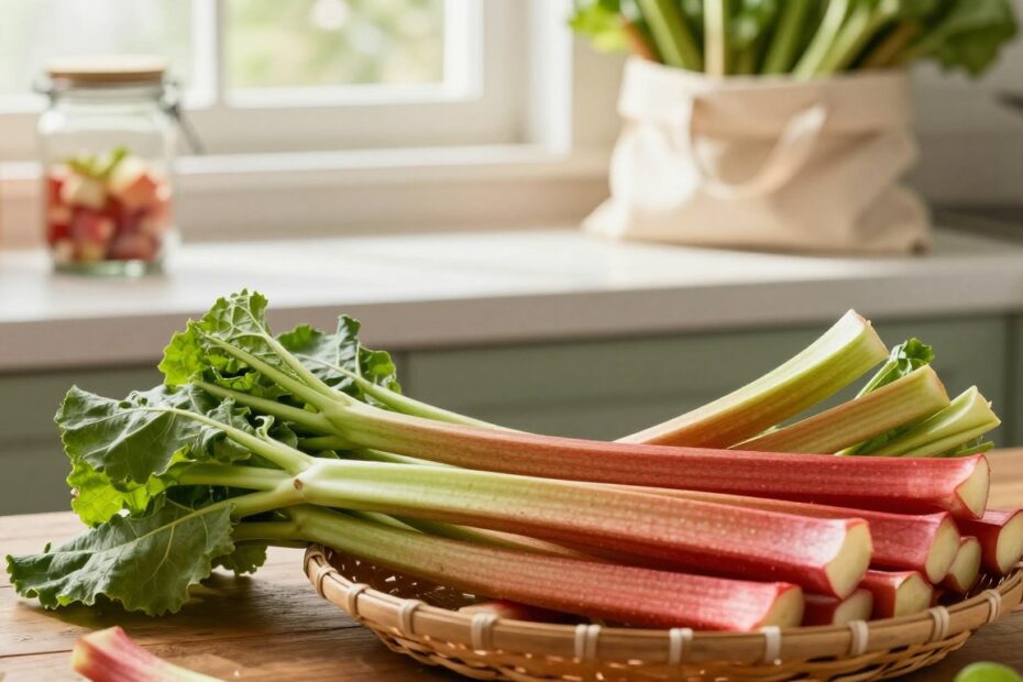 Jak przechowywać rabarbar