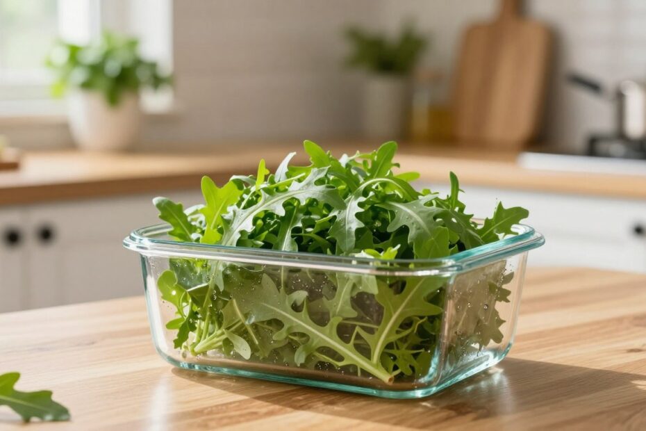 Jak przechowywać rukolę