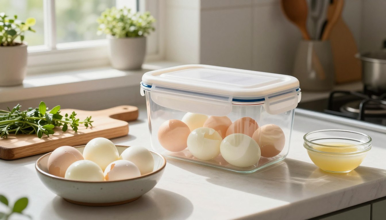 Jak przechowywać ugotowane jajka