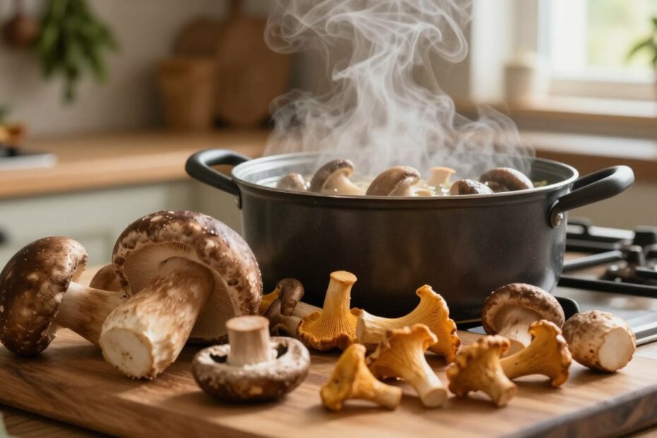 Jak ugotować grzyby