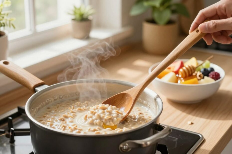 Jak ugotować płatki owsiane