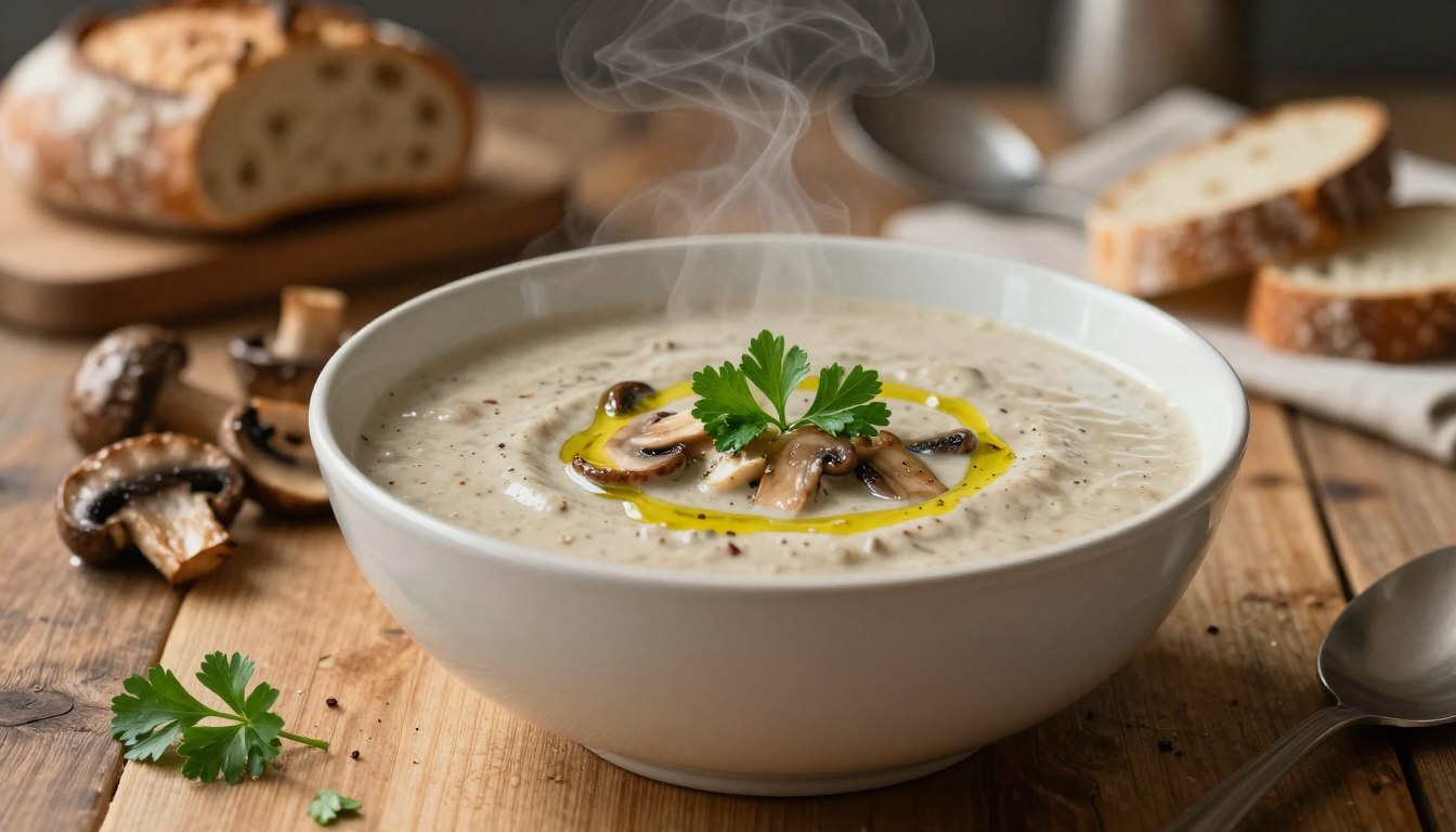 Jak ugotować zupę pieczarkową