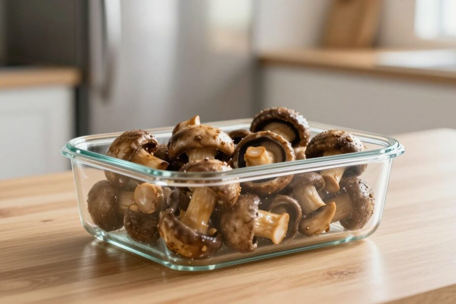 Ugotowane grzyby jak długo w lodówce